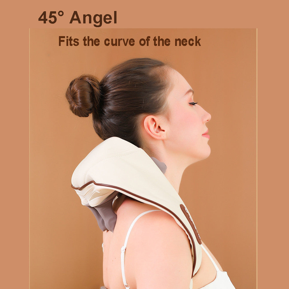 Electric Shoulder Back Neck Massager Shiatsu Body With Heat Kneading