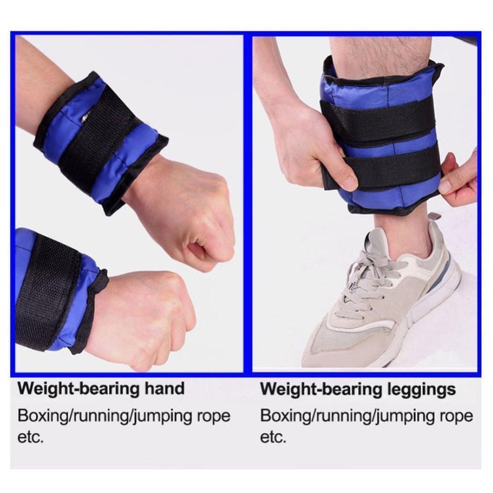 Ankle Wrist Leg Weights Straps Running Exercise Fitness Gym Strength Training