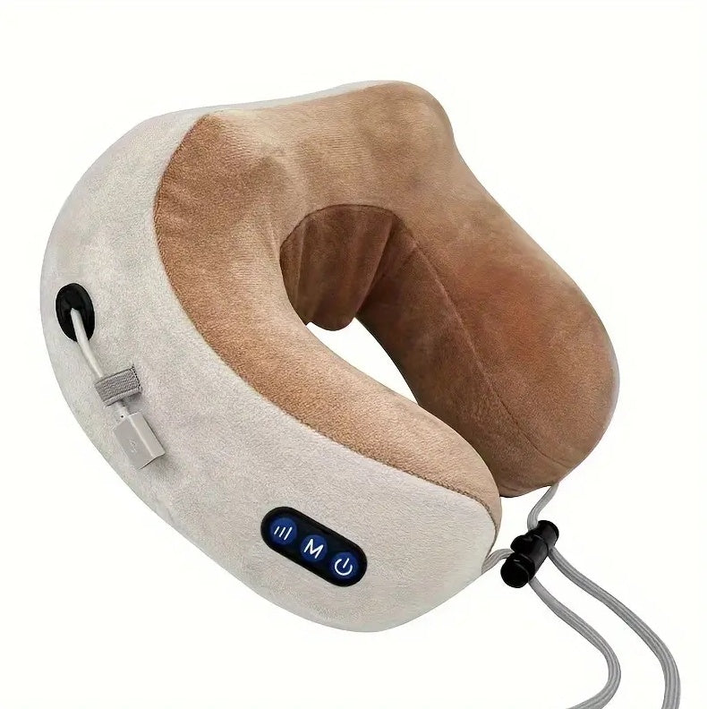 U-type Massage Pillow Multi-function Household Cervical Massager Memory Foam Car Pillow Portable U-type Pillow Wholesale
