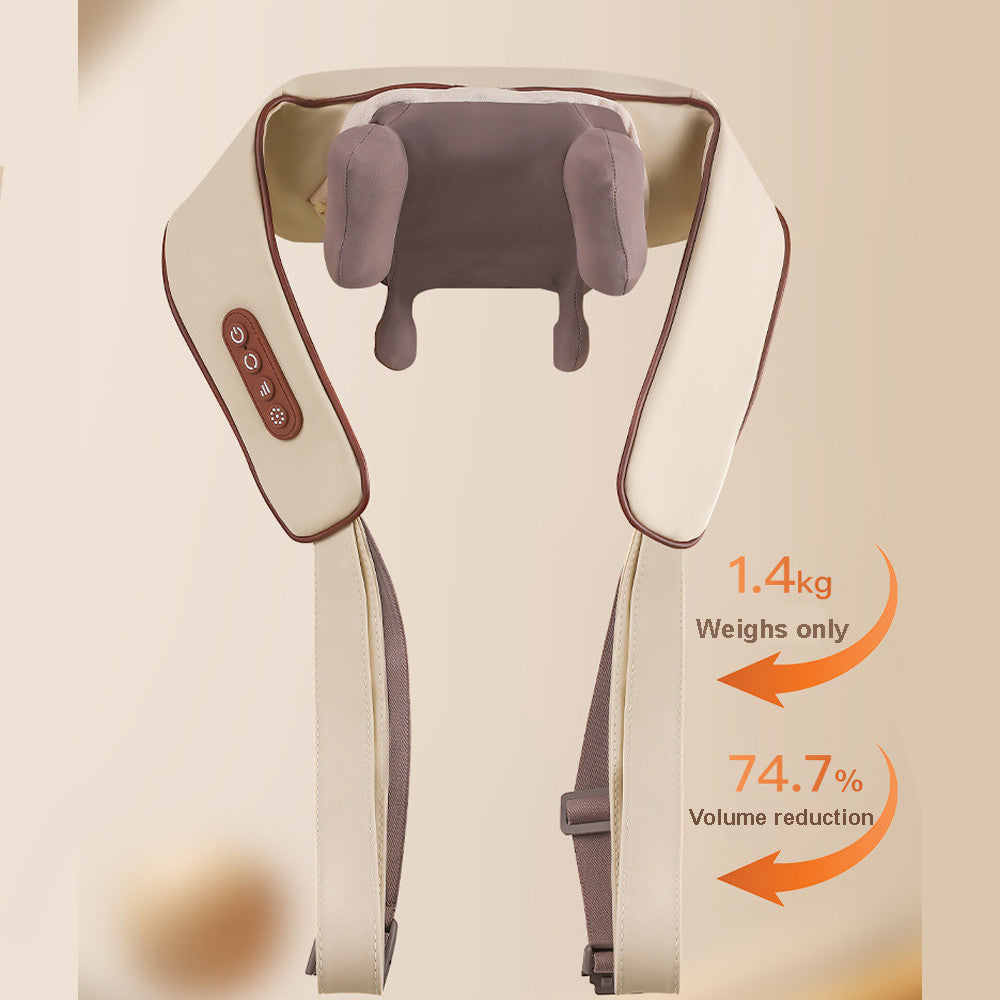 Electric Shoulder Back Neck Massager Shiatsu Body With Heat Kneading