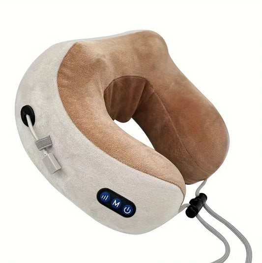 U-type Massage Pillow Multi-function Household Cervical Massager Memory Foam Car Pillow Portable U-type Pillow Wholesale